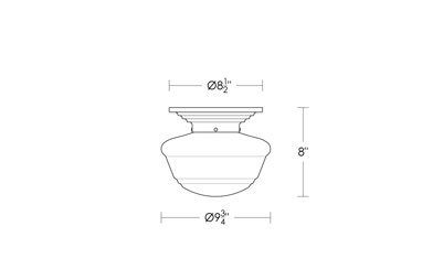 Schoolhouse Flushmount